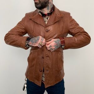 Vintage Lightweight Leather Jacket - Like Schott